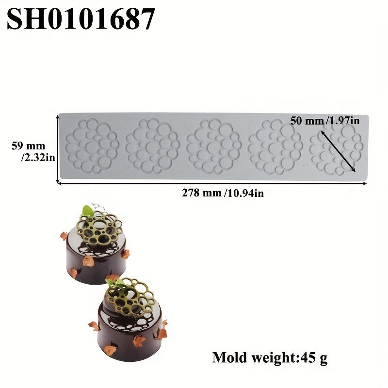 Bo'sh Yaproq Sevgi Qoplamasi Karamel Bezaklari uchun Qoplama, Molekulyar Sovuq Taomlar uchun Pishirishda Fonda Qoplama, Bo'sh Shirinlik Bezaklari Qoplamasi