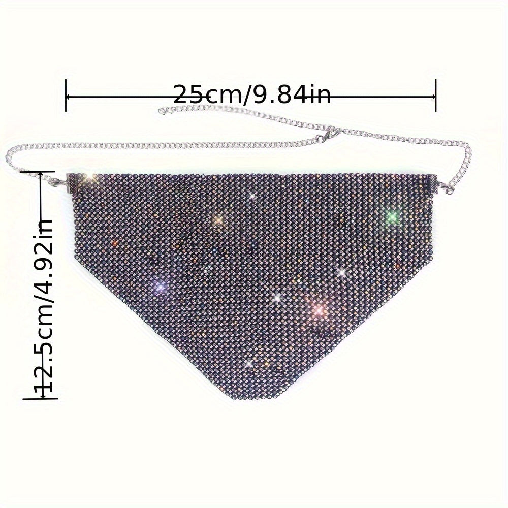 Crystal Gypsophila Face Mask for Party, Handmade, Bling Bling, Sexy