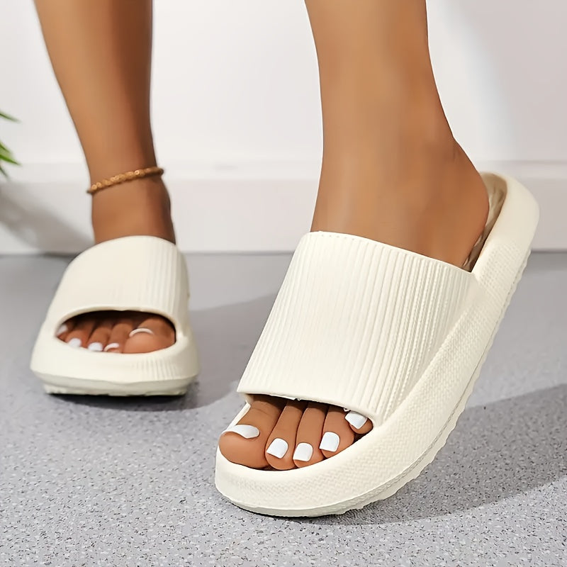 Men Women Soft Sole Platform Slip On Sandals Non-Slip Indoor Outdoor Slides