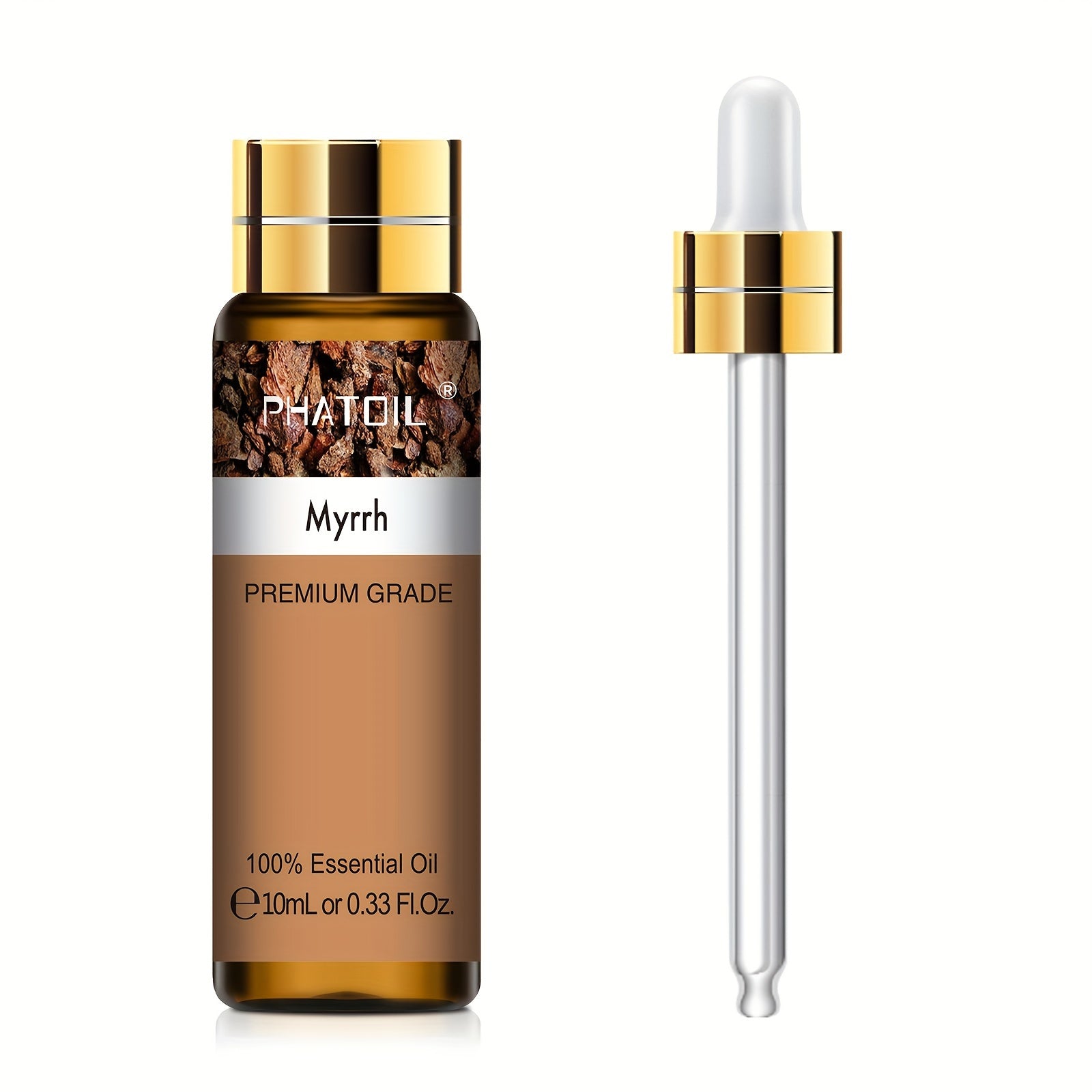 PHATOIL Efir moyi Yagona 10ml - Kayfiyatni ko'taruvchi aromaterapiya suvi, ko'p maqsadli foydalanish, yuqori sifatli, oqmas, UV nurlanishiga chidamli - 1 shisha