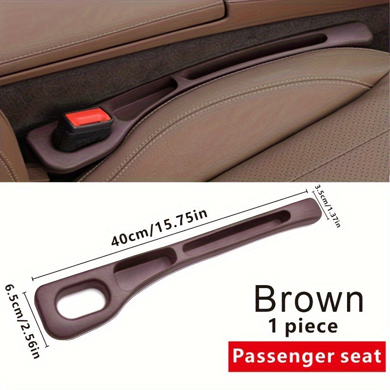 Заполнитель зазора между сиденьем автомобиля, полоска для хранения, черная, гибкая, водонепроницаемая, из ЭВА