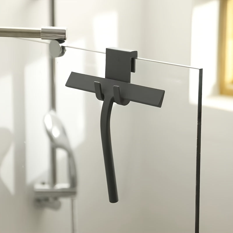 Ko'p funksiyali silikon dush squeegee to'plami, uskunasi bilan - shisha, oynalar va hammomni tozalash uchun mukammal.