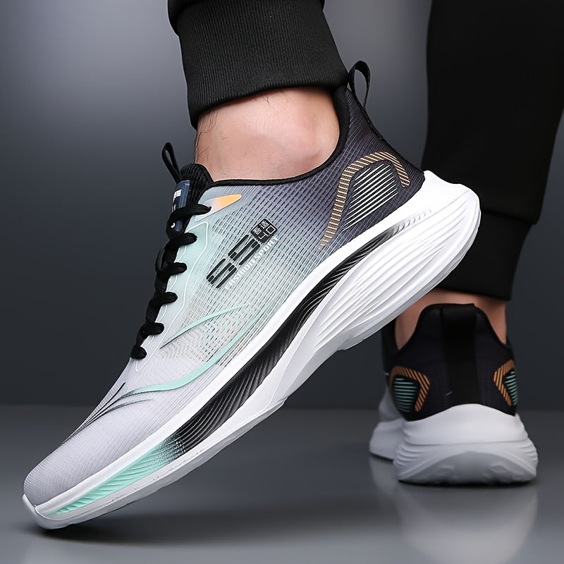 Men's Breathable Fabric Sneakers Low Top Casual Running Hiking Shoes