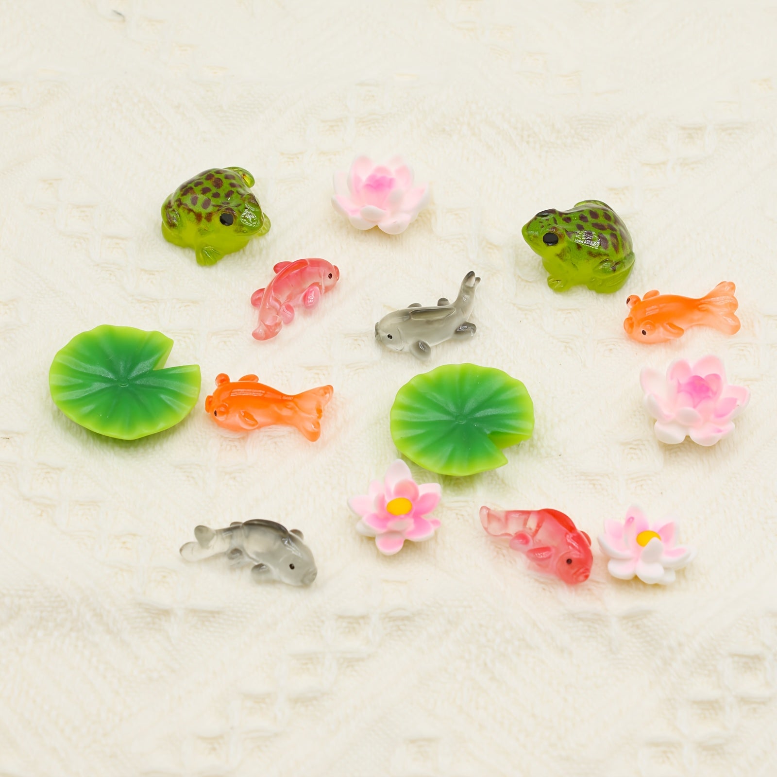 14Pcs Lotus va Qush Oyoq Kengashlari To'plami, Clogs va Sandal uchun