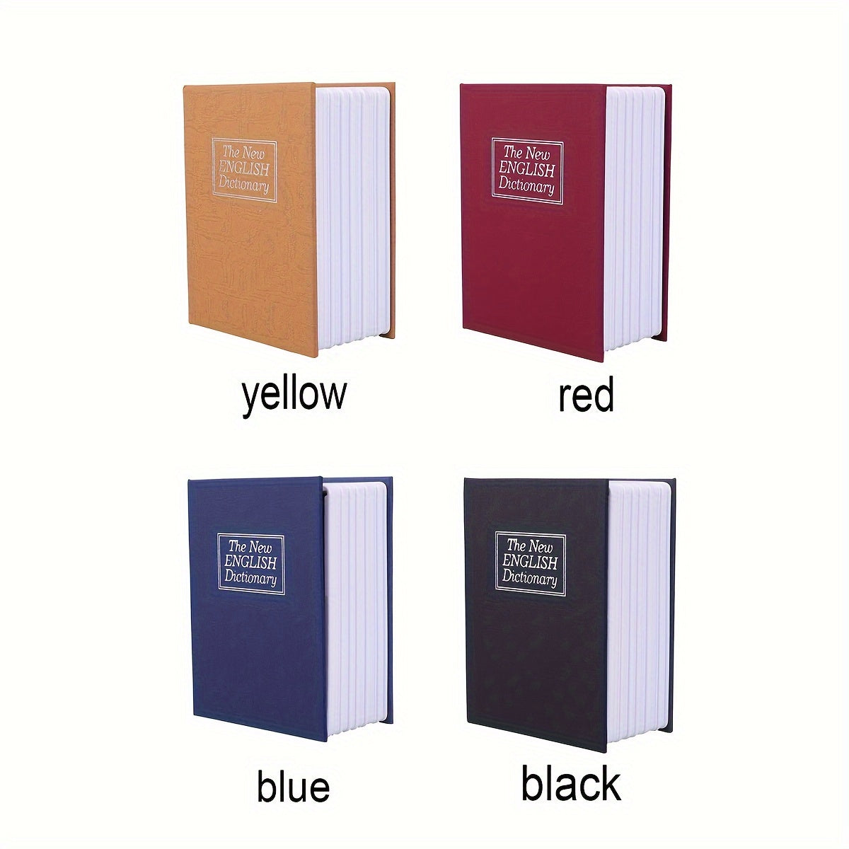 Kalitli kitob xavfsizligi, tangalar uchun joy - uyda pul saqlash konteyneri, noyob sovg'a.