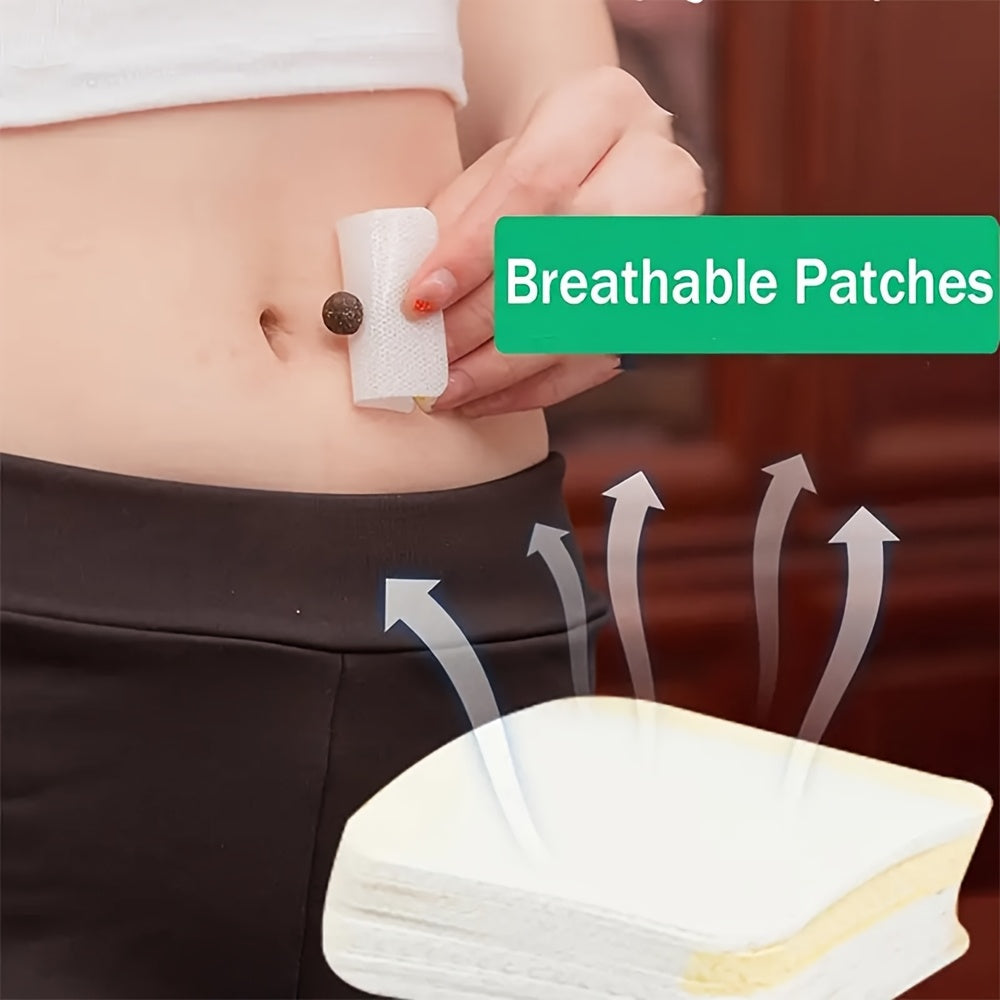 Herbal Ginger Patches Pack of 30/60 Breathable Non-Woven Fabric for Navel Use Unisex