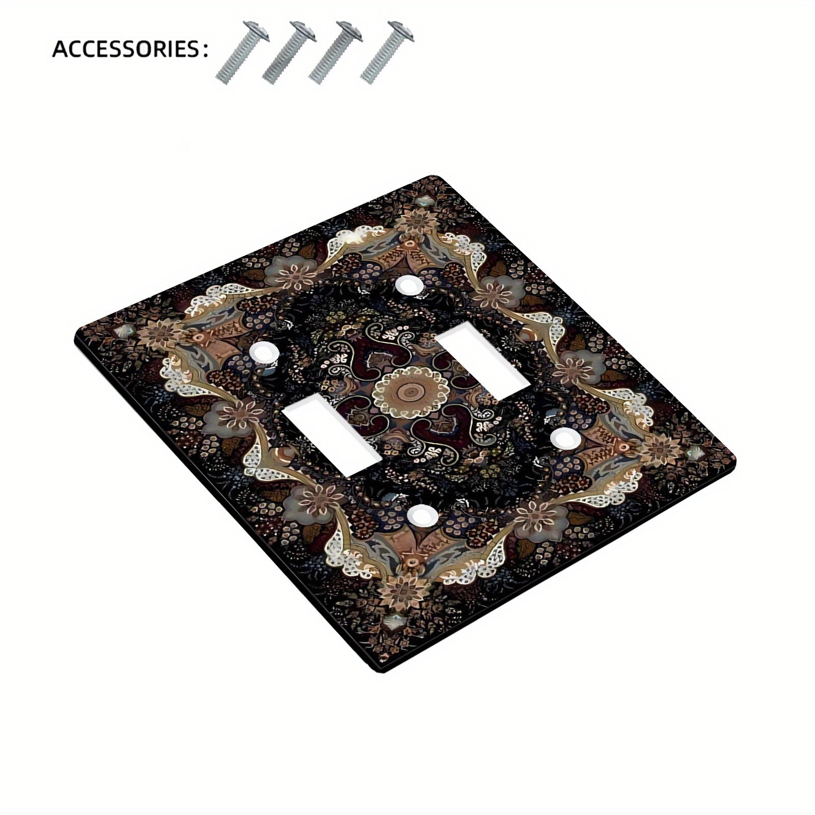 Vintage Forsiy Ajdaho Sevuvchilar Yoritish Kalitini Qopqog'i - Qishloq Hammomlari, Yotoqxonalari va Sinflar uchun Ideal - 1 yoki 2 Gang Variantlarida Mavjud