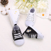 Baby Girls Embroidered Daisy Sneakers Lightweight Non-Slip Canvas Shoes for All Seasons