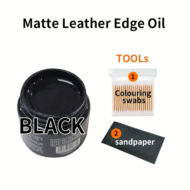 Leather Edge Coloring Kit 30ml for Bags Belts Wallets Leather Finish