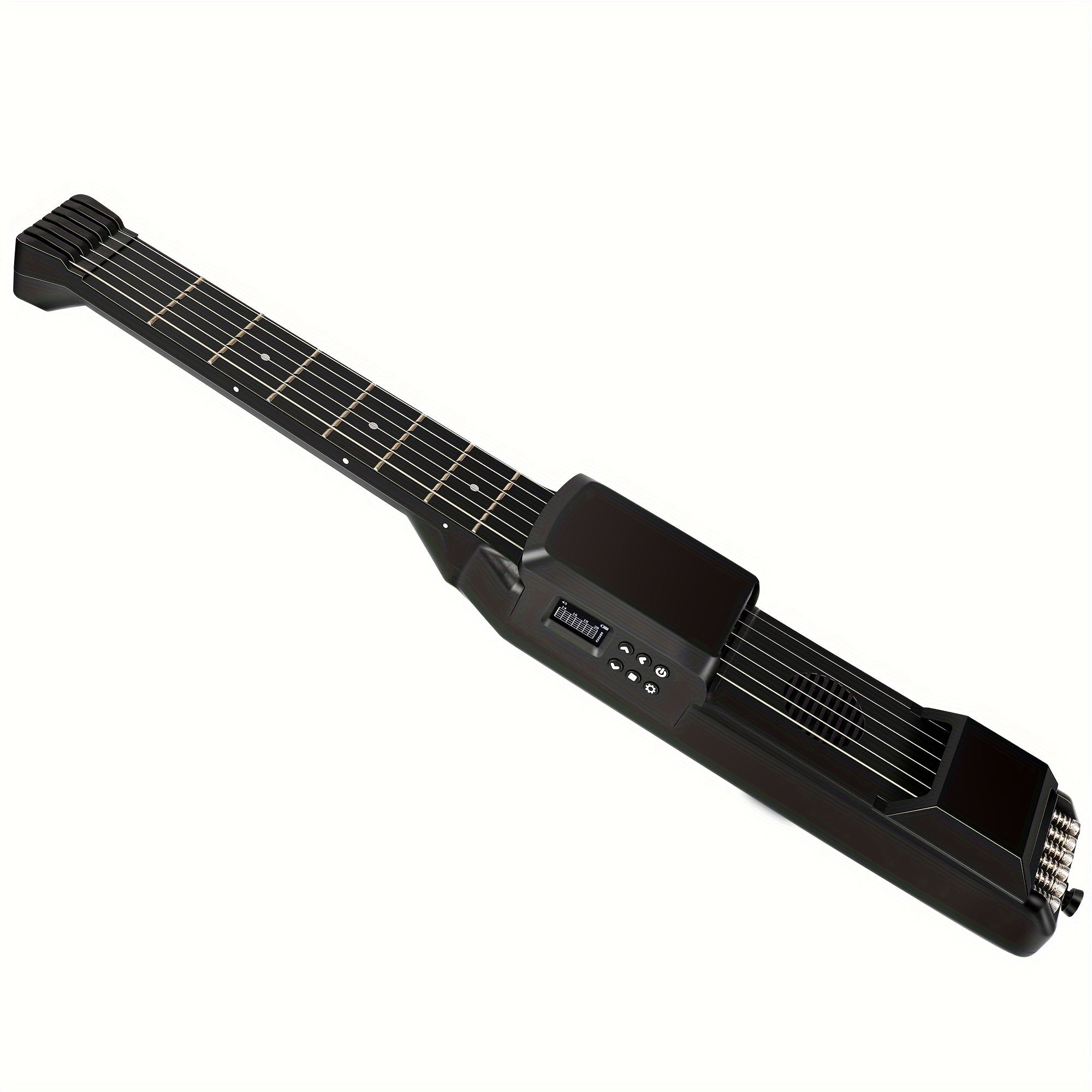 Electric Guitar with USB Charging, Portable Neck, White or Black