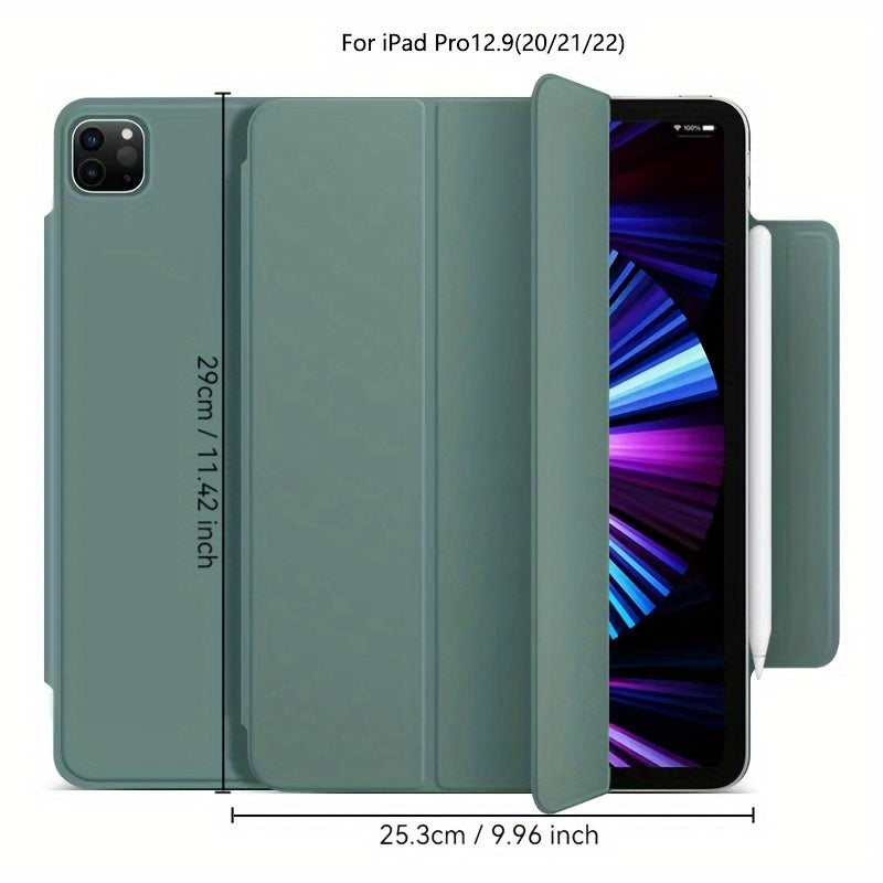 iPad Mini 6, Air 4/5, Pro 11 2022, Air 6 11inch 2024 uchun sun'iy charm aqlli qop. Qalam ushlagichi, kuchli magnit yopilishi va ultra ingichka dizayni bilan egiluvchan qattiq qopqoqni o'z ichiga oladi.