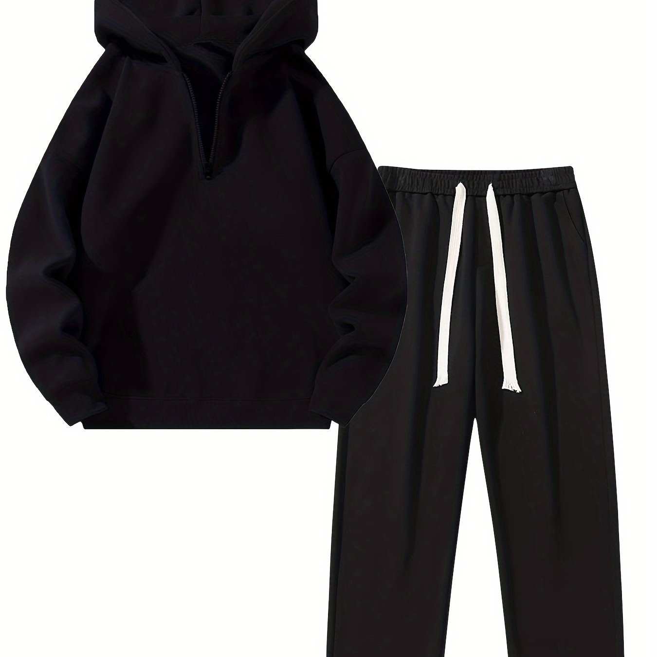 Star Fan OBM 8831 Plus Velvet Tasodifiy Sweatshirt To'plami