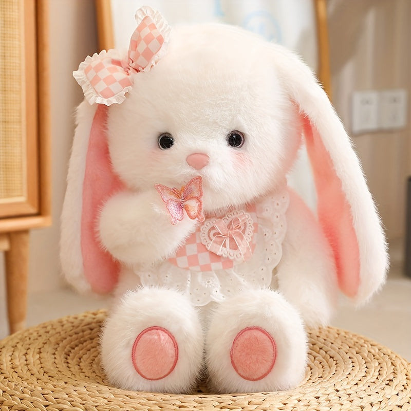 45cm Kawaii Rabbit Plush Toy Teddy Bear Soft Stuffed Animal for Home Decor and Gifts
