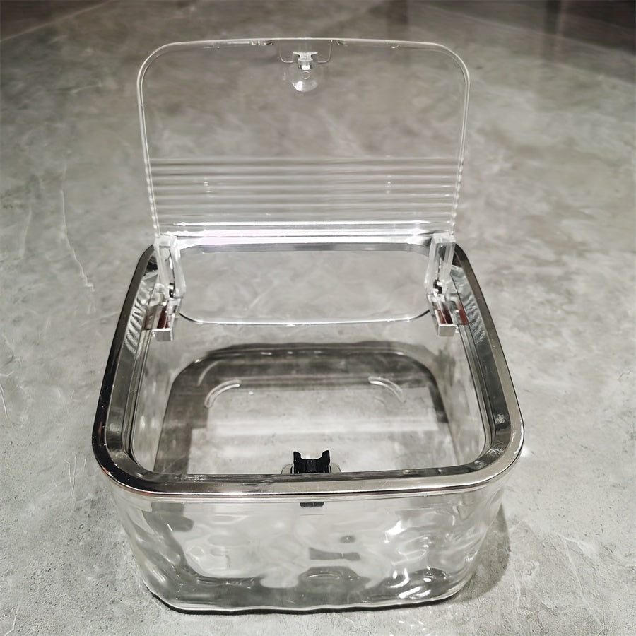 Qizlar uchun soch aksessuarlari saqlash qutisi, shaffof stol usti tashkilotchisi, soch kliplar va uzuklar uchun