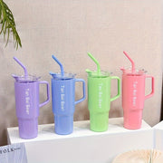 Set of 3 Gradient Water Bottles Leakproof BPA-Free Sports and Fitness