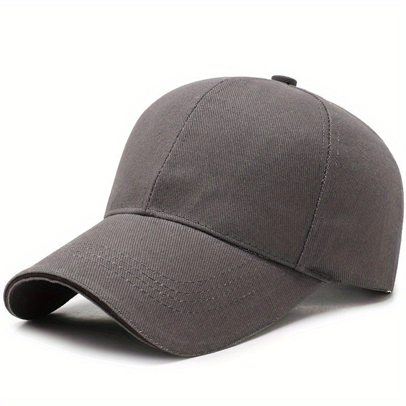 Low Profile Solid Color Baseball Cap Unisex Dad Hat for Men Women
