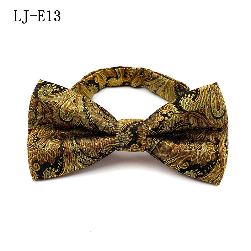 Men's Bow Tie Polyester Jacquard Fabric for Formal Events