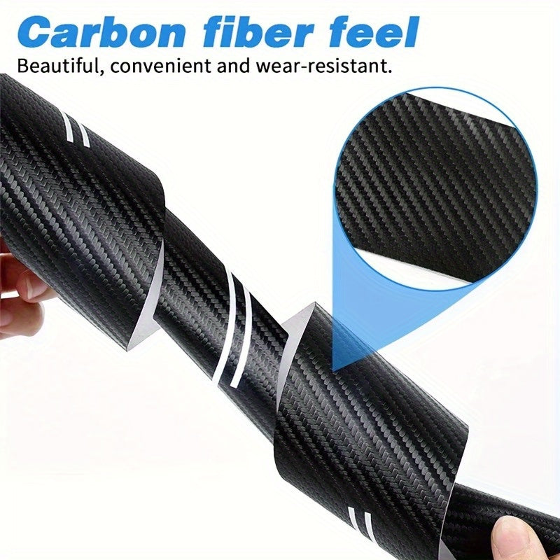 Car Door Threshold and Trunk Protection Sticker Carbon Fiber Style for Cars