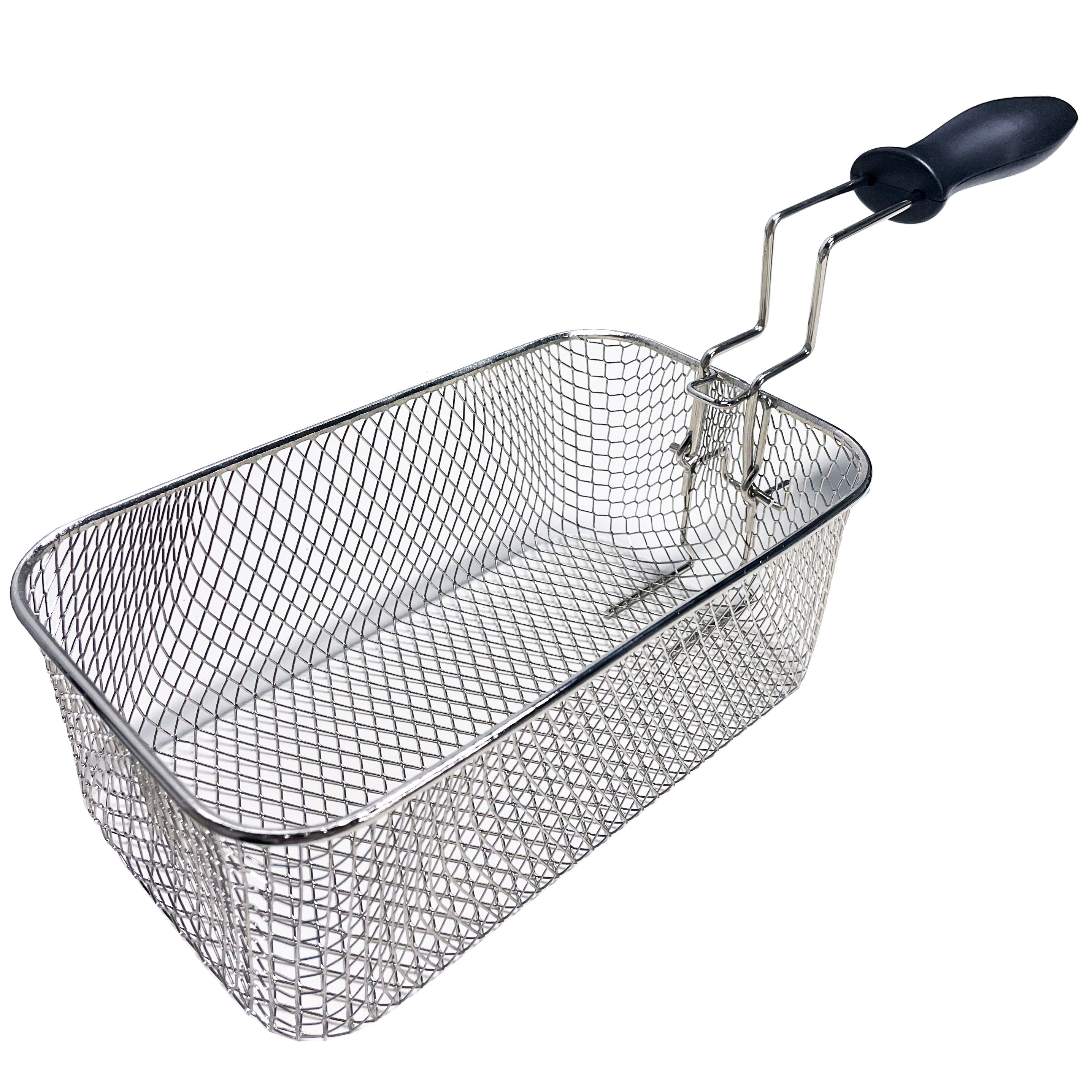 Foldable Fryer Basket for Cooking French Fries and Oil Filtering