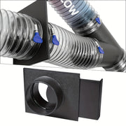 10.16cm Manual Dust Collection Blast Gate Sliding Gate Control No Electricity Needed