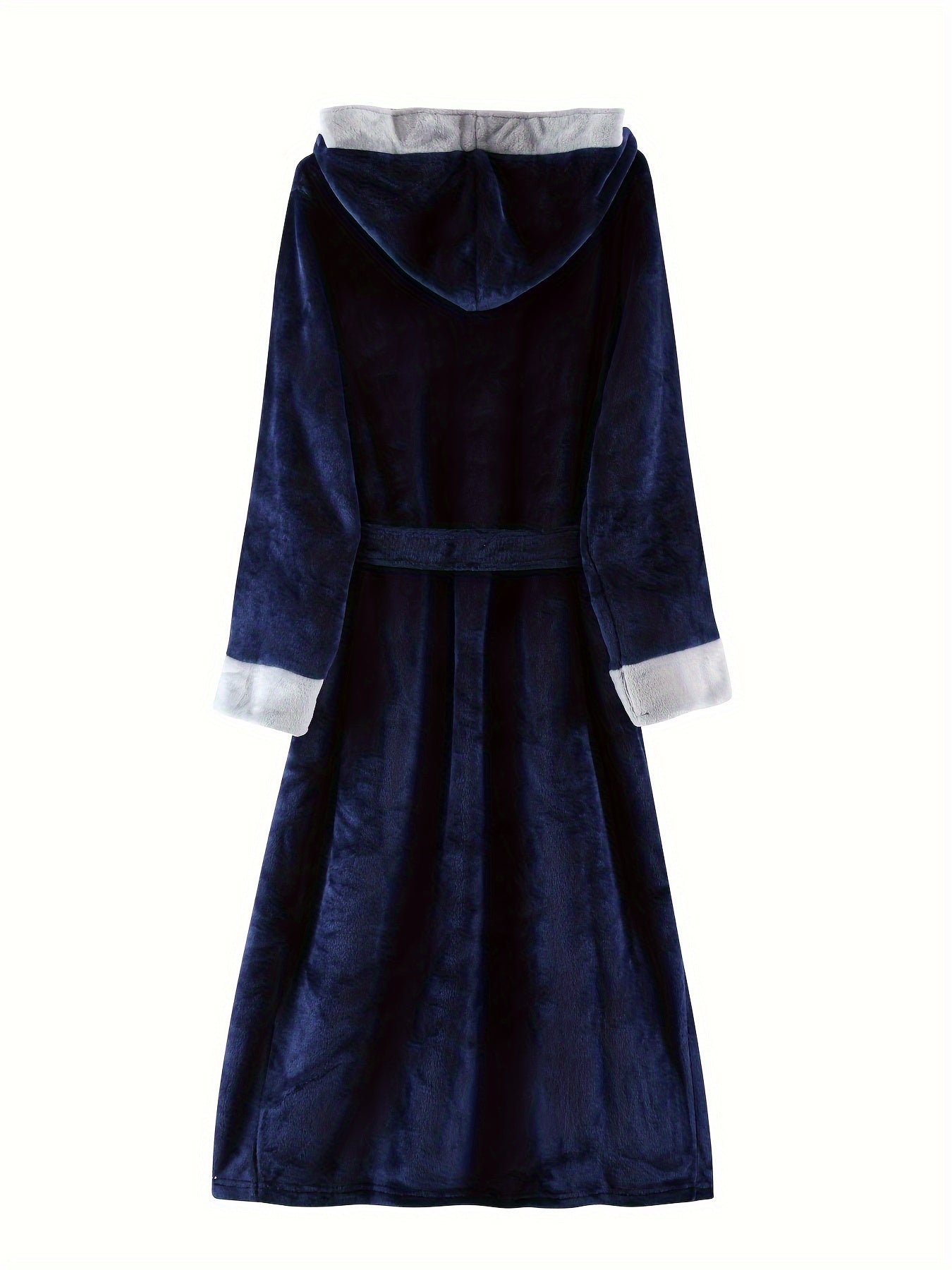 French Coral Velvet Bathrobe for Men and Women Fall Winter Thickened Skin-Friendly Comfortable