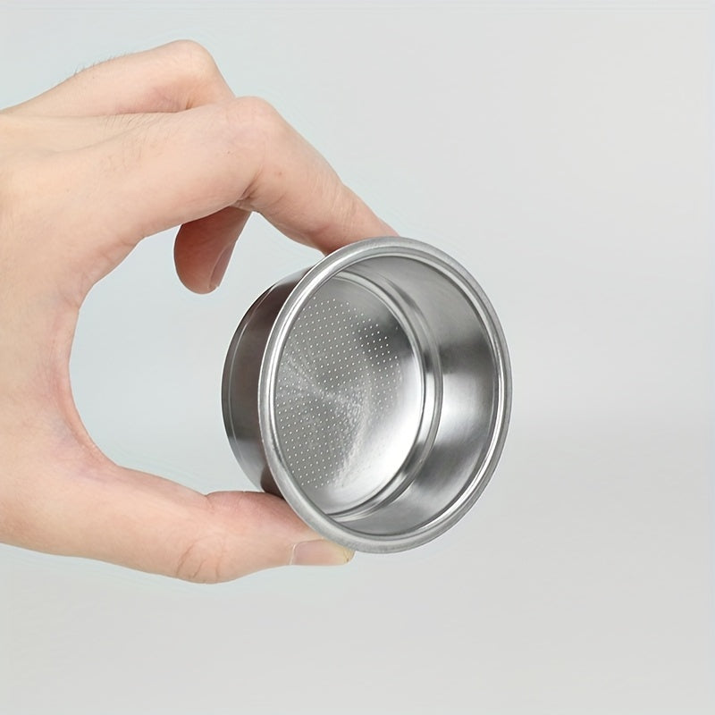 Delonghi portafilter uchun zanglamaydigan po'latdan yasalgan qahva filtr basketi, bosimsiz, 51mm, 1-chashka, 2-chashka, 4-chashka uchun mos, ko'r filtrni o'z ichiga oladi, barista asbobi