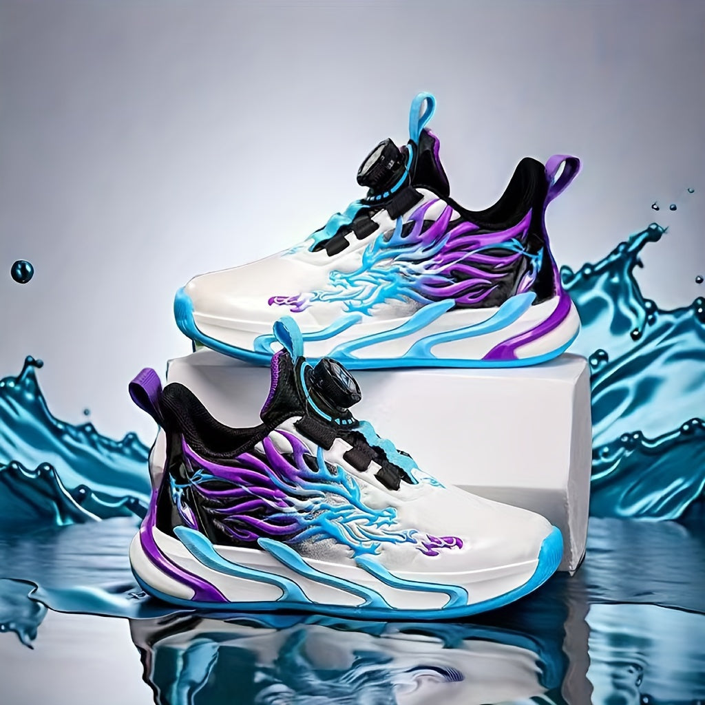 Детские кроссовки для мальчиков осень-зима 2024 низкий топ с пайетками в полоску повседневные для улицы