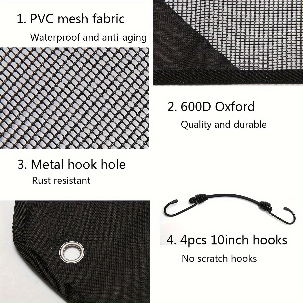 Outdoor Air Conditioner Cover with Leaf Guard Mesh Durable Weatherproof Protection