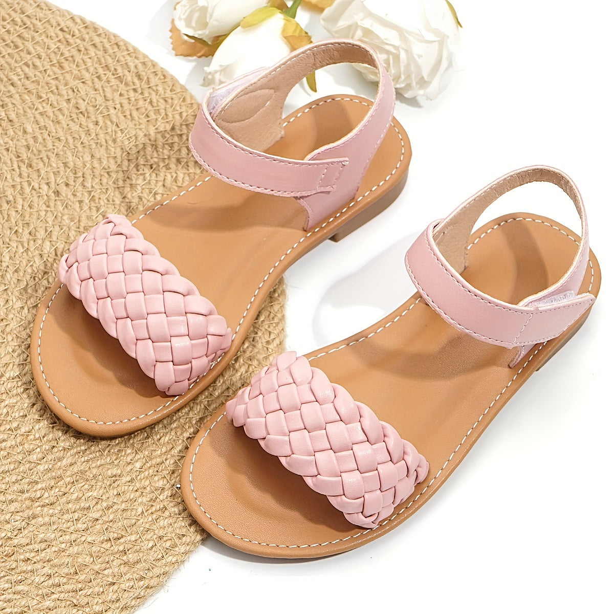 Girls' Breathable Sandals Summer Casual Princess Style Lightweight Easy Fastening