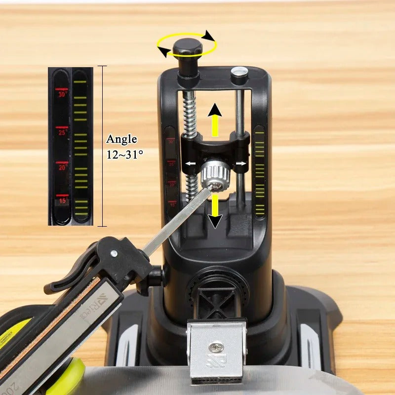 Afilador de cuchillos Pro III para chefs sistema profesional de cocina 4 piedras de afilar