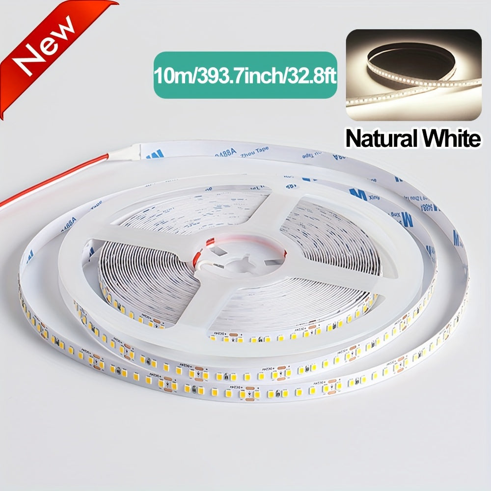 10m 2835 LED Light Strip 120 LEDs/m White Indoor Decoration for Office Hotel Mall