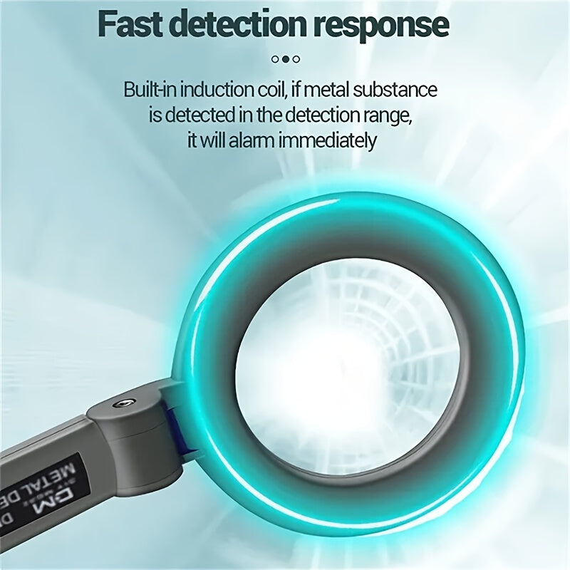 Handheld Folding Mini Metal Detector for Accurate Metal Scanning