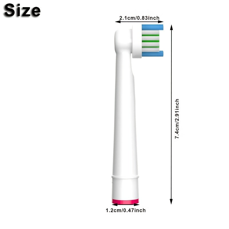 Electric Toothbrush Replacement Heads Precision Brush Refills for Oralb, 4 Pack