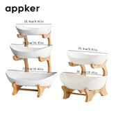 Plastic Serving Tray Set 2-Tier 3-Tier Fruit Snack Candy Cake for Home Restaurant Hotel