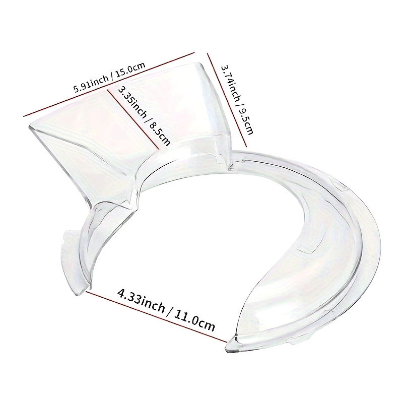 Cubierta universal para voltear para cuencos de mezcla de acero inoxidable de 4.5 Qt y 5 Qt