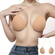 Self-Adhesive Nipple Covers for Women Opaque Knit Fabric Support
