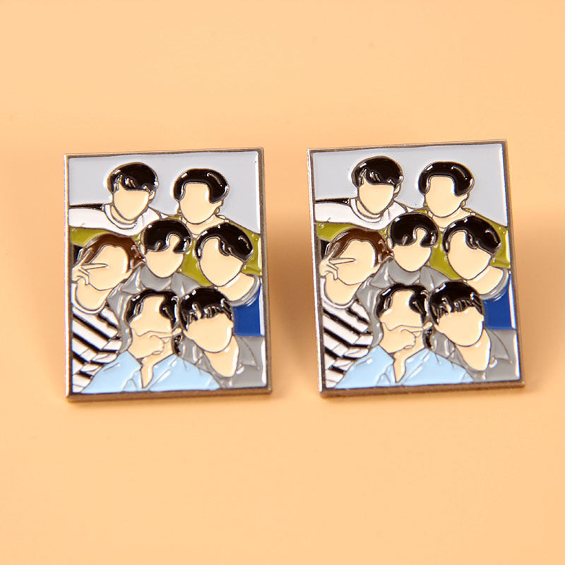 Enamel Pin Accessories for Backpacks Hats and Bags Alloy Kpop Lapel Pin Brooch Gift