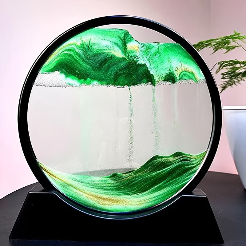 3D Deep Sea Moving Sand Art Display for Home Office Living Room Bedroom