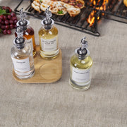 Set of 4 Oil and Vinegar Dispenser Bottles with Leak-Proof Design
