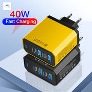 iPhone 15 16 Pro Max va Samsung PD QC3.0 uchun 40W tez zaryadlovchi USB C zaryadlovchi