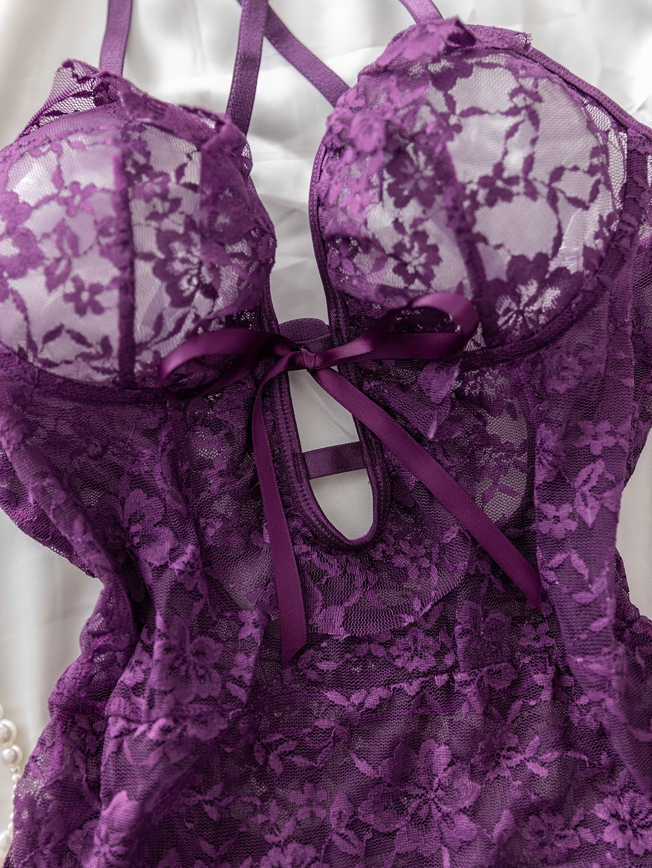 Women's Purple Bodysuit with Flattering Fit and Comfortable Fabric