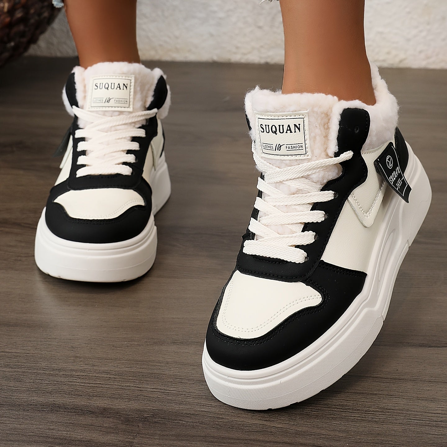 Women's Winter Plush Lined Ankle Boots Thickened Snow Boots