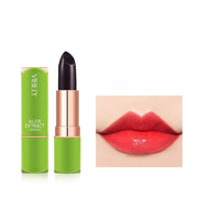 Bálsamo labial de aloe vera para mujer con beneficios de cambio de color y hidratación
