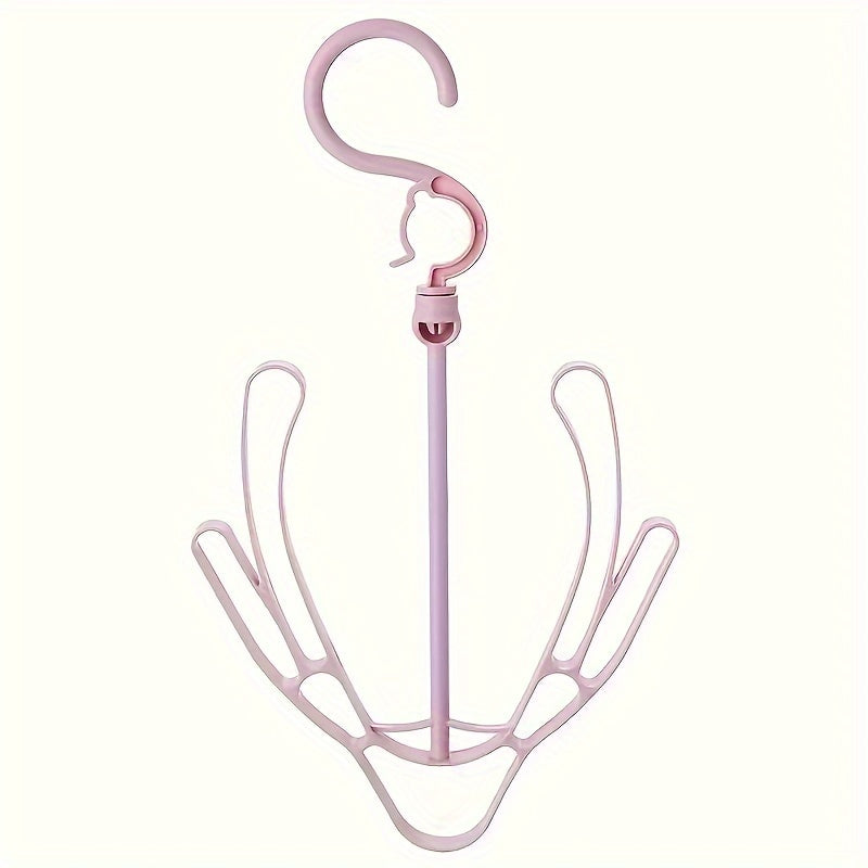 Juego de estantes de plástico con doble gancho para secar zapatos 1 3 6 piezas Organizador de calzado Balcón Lavandería