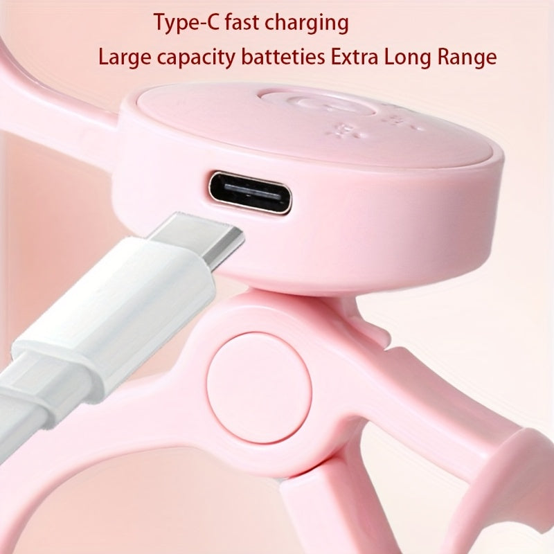 Electric Eyelash Curler USB Rechargeable Heated Mascara Wand for Eyelash Curling
