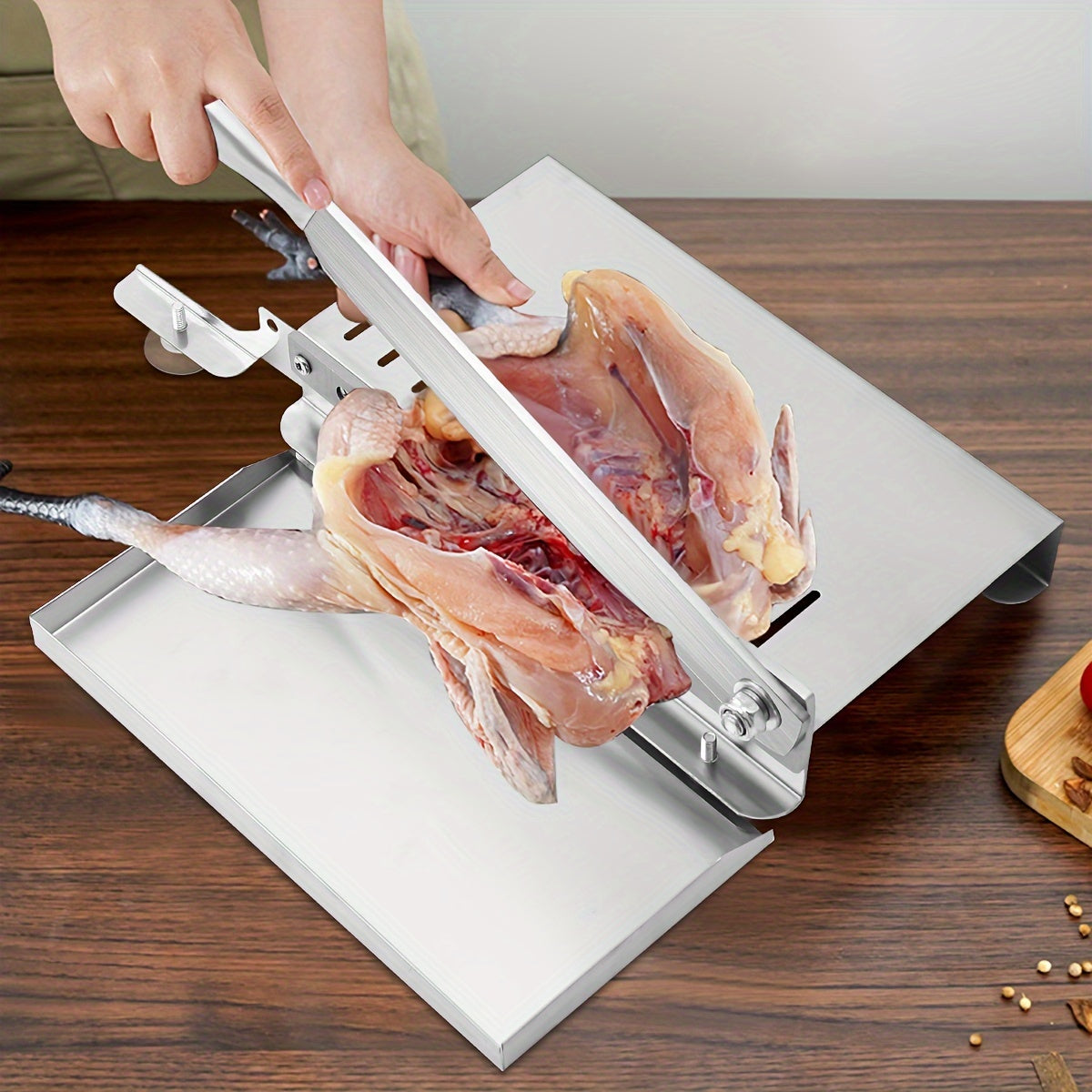 Stainless Steel Kitchen Slicer for Fruits Vegetables Meats Steak Lamb Beef