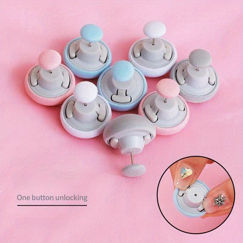 Set of 5 Blue Duvet Cover Clips Corner Buckles for Secure Bed Sheets Household Safety