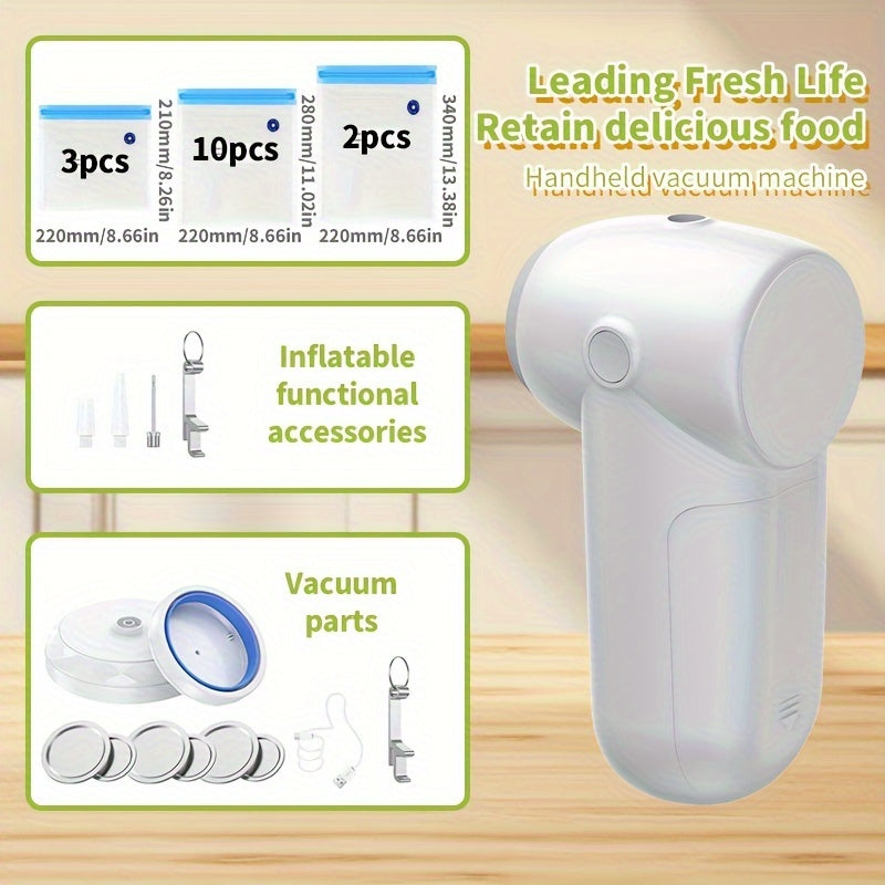 2025 Yil Yangilangan Inflatable Pump USB zaryadlash bilan, turli toʻpalarni oʻsish va tushirish uchun katta quvvatli vakuum mashinasi. Uy va tijorat foydalanish uchun mos, sumkasi bilan ta'minlangan.