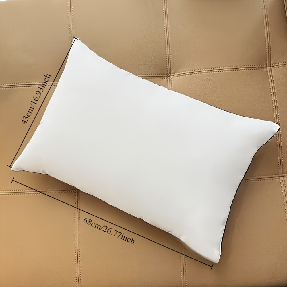 Polyester Fiber Pillow Core White Medium Firm for Adults