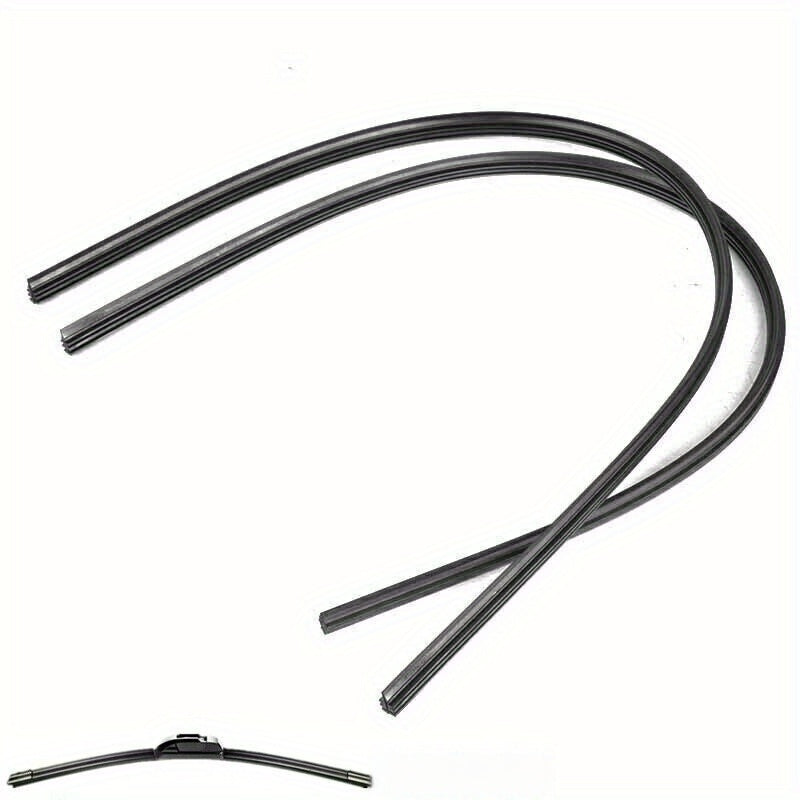 Juego de 4, limpiaparabrisas universales de goma de 28 pulgadas sin marco